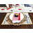 Geometric Cotton Blend Oval Valentine's Day Table Runner-1364208985