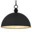 Luminaire suspendu noir mat Braylon 1 lumière