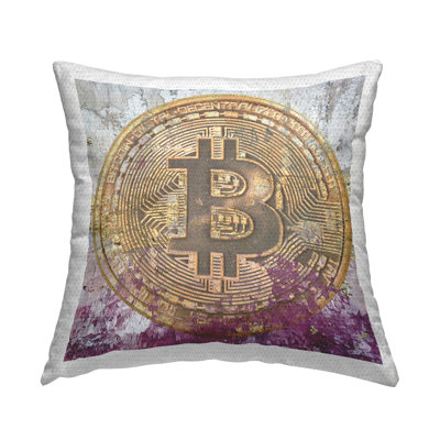 Polyester Throw Square Indoor/Outdoor Pillow Cover & Insert