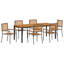 7 Piece Garden Dining Set Acacia-153793263