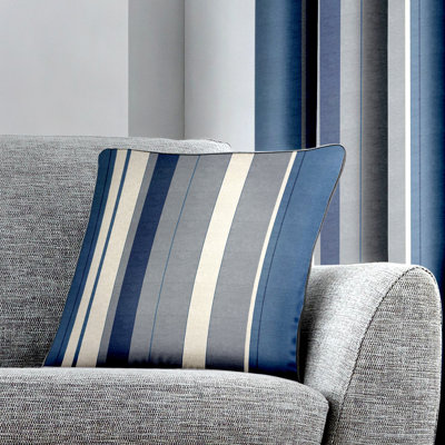 Whitworth Stripe Striped Square Cushion Cover