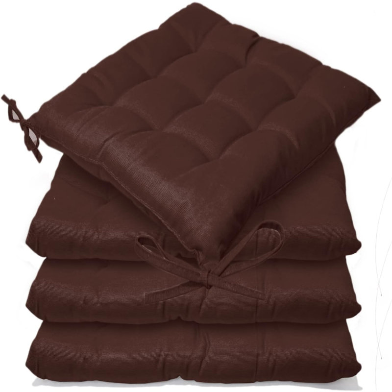 Garden Seat Cushion, Dark Brown