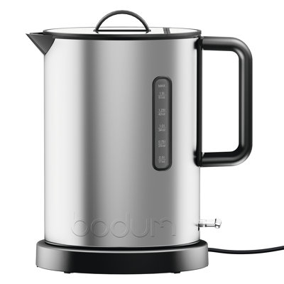 Ibis Stainless Steel Electric Water Kettle, 51 Ounce, Matte Chrome