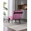 Chaise de salon en velours sans accoudoirs-118445417