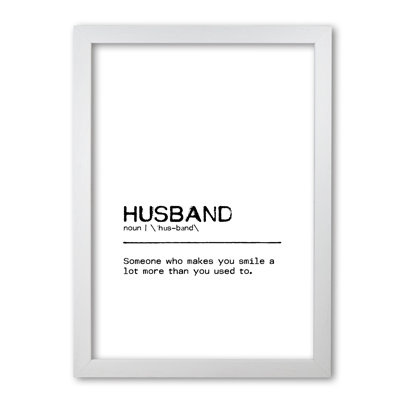 Husband Smile - Print