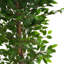 Ficus artificiel avec pot en plastique noir