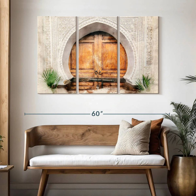 Lilie Moroccan Door, 32" H x 50" W