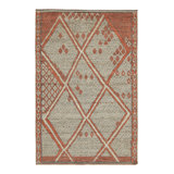 Moroccan Hand Knotted Silk Area Rug