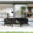 Bobur 6 - Person Modular Patio Conversation Sets with Cushions