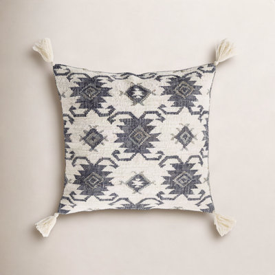 Peridan Tassels Jute / Sisal Reversible Pillow Cover
