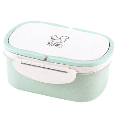 BergHOFF Leo Dual Bento Box Set with Strap - Gray/Mint, 3 pc - Foods Co.