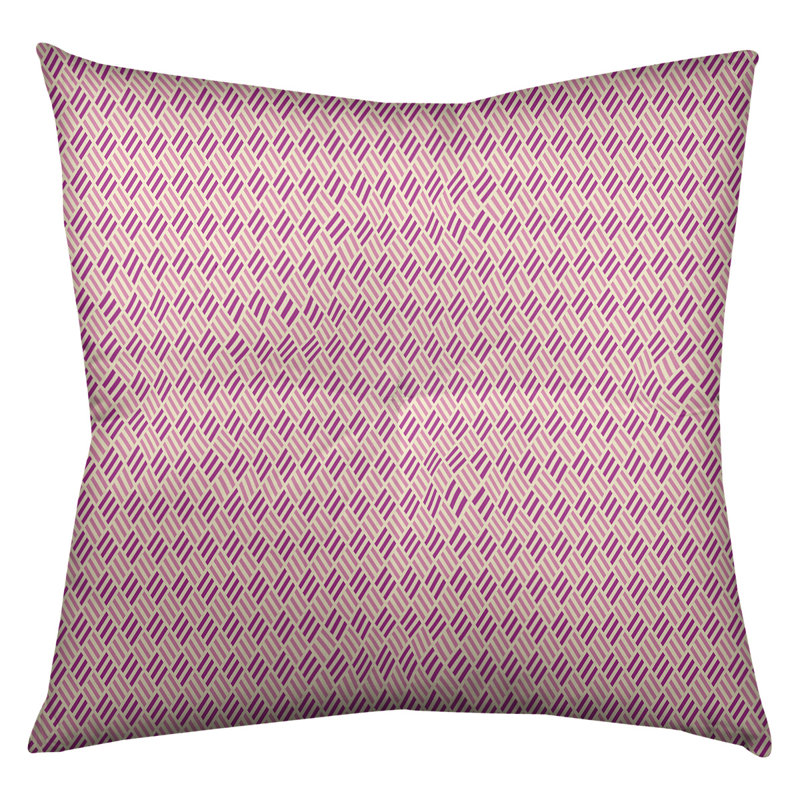 Coussin de sol Katelyn Elizabeth, 26 x 26, Mauve