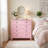 Pastel 4-Drawer Dresser with Silver Shell Handles, Modern Cottage Storage Cabinet in Sky Blue, Morandi Pink, or Mint Green-860844865
