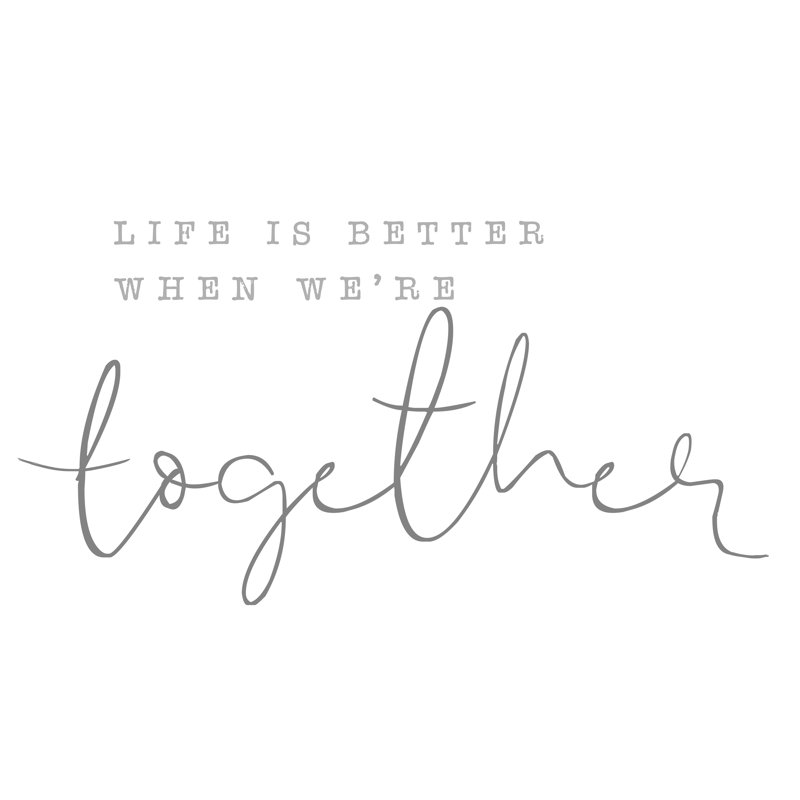 Better Together 4 - Wrapped Canvas Print, 30cm H x 30cm W x 3.8cm D