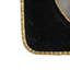 Cadre photo noir et or d'inspiration victorienne 8 po x 9 po, cadre en poudre de pierre traditionnelle et résine avec accent floral pour manteau de cheminée, table, bureau ou table de chevet 