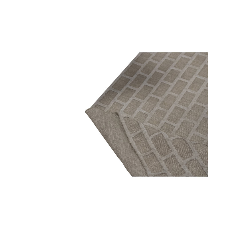 Tapis gris de haute qualité noué à la main