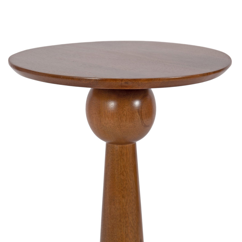 Table de bout Susanne Drum, Noyer brun