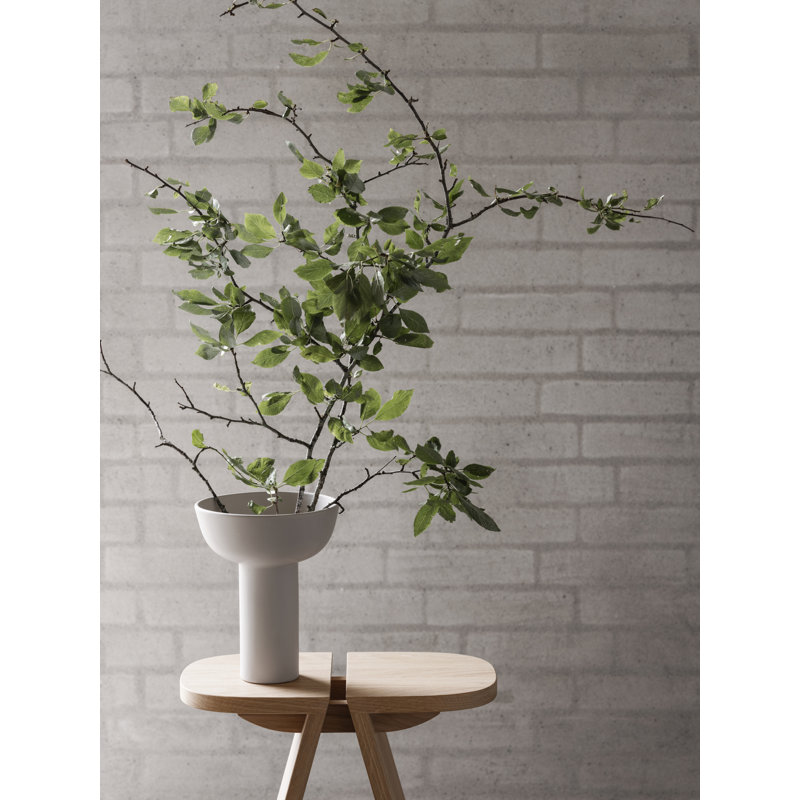 Avio Accent Stool, 17.7" H X 15" W X 9.1" D, Oak