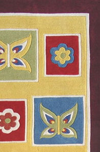 Kiddie Floral Indoor Rug, 5' x 8'