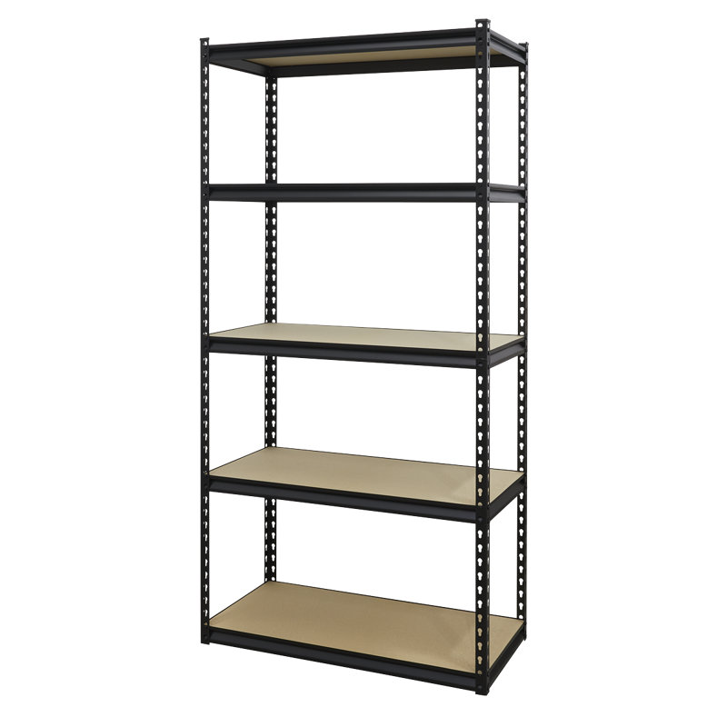 Shavonne Metal Shelving Unit, 183cm H x 91.5cm W x 46cm D