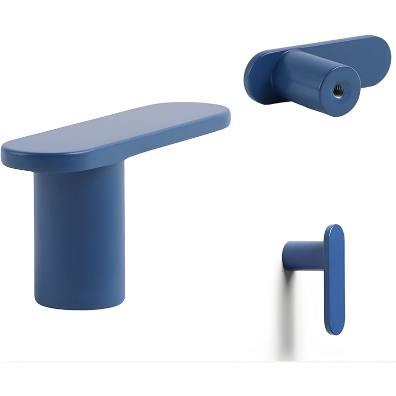 2" Bar Knob, Polo (Navy Blue), 1"