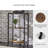 Zysk Metal Bar Cart