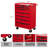 7 Drawer Rolling Tool Cabinet, Large Capacity Metal Tool Box, With Wheels And Key Lock, Rolling Storage Tool Car Suitable For Garage, Warehouse, Work Shop-1443122890