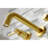 Kingston Brass Concord Two-Handle 3-Hole Wall Mount Bathroom Faucet-44135601