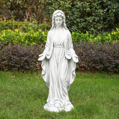 Sculpture en oxyde de magnésium de qualité supérieure - Décoration de jardin élégante, conception réaliste