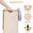100L Laundry Basket With Lid, Clothes Hampers For Laundry With Bamboo Handles And A Removable Bag, Large Foldable Laundry Hamper