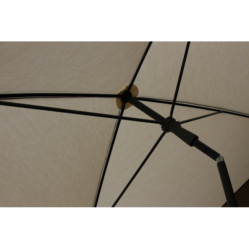 Thaxten 200cm Market Parasol, Taupe