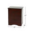 Table de chevet 2 tiroirs Cherry