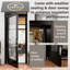 36 po X 84 po Porte commerciale en aluminium noir droite / extérieure-123553620-123553623