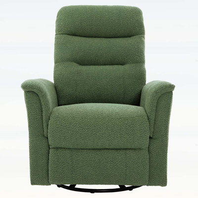 Manual Recliner Chair with 8-Point Massage,Rocking,and Swivel Function