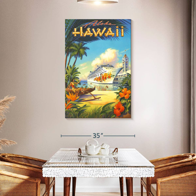 Gillard Pride of Hawaii, H 48 po x l 32 po