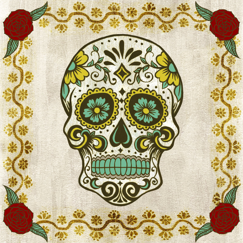 Jour des Morts IV, H 36 po x l 36 po x P 1,25 po