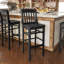 Prompton School House Back Wood Restaurant Dining Barstool with Footrest-1600924876