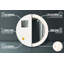Huldar Glass Flat Wall Mirror