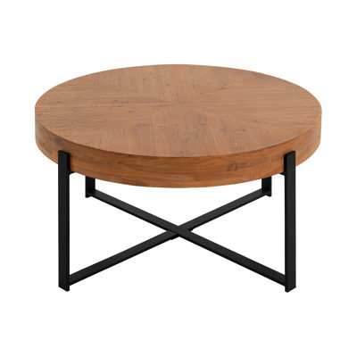 Round Coffee Table with Manufactured Wood Table Top