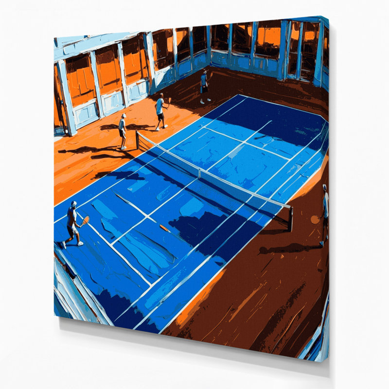 Art mural sur toile brun, H 16 po x l 16 po