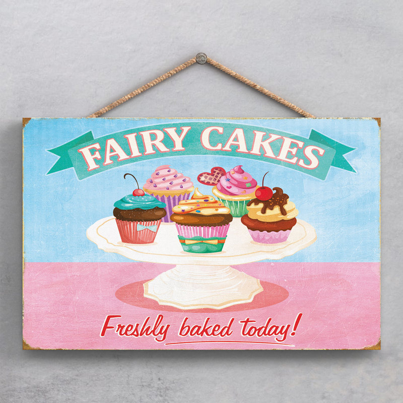 Fairy Cakes - Print on MDF