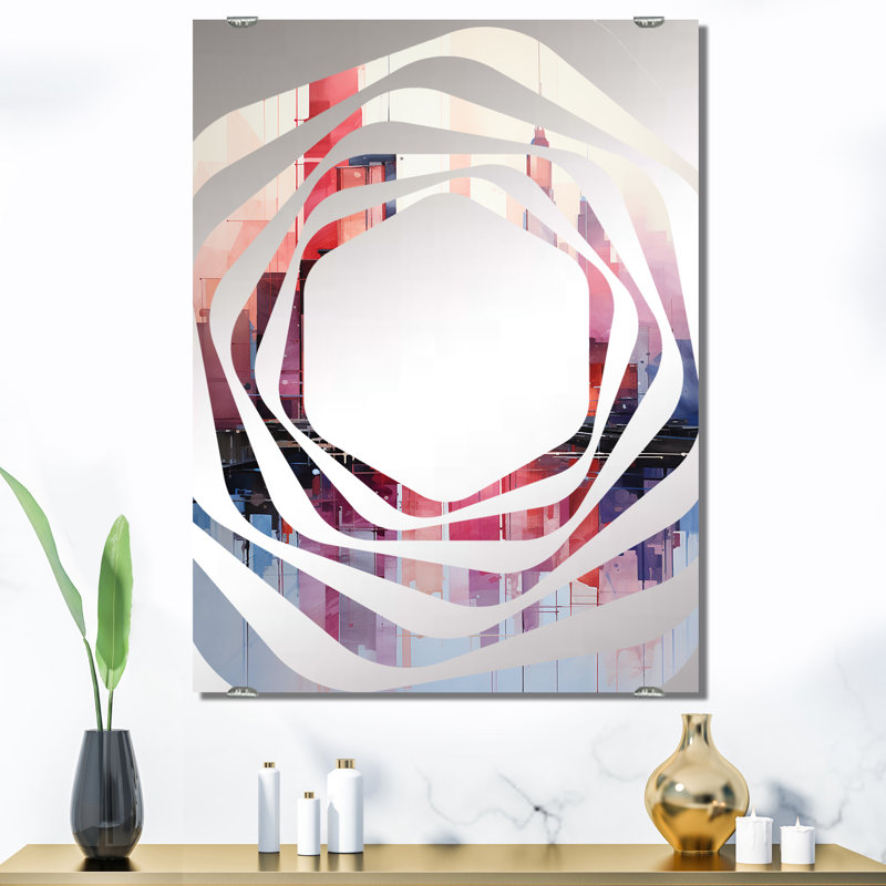 Sarahgrace - Miroir mural gratte-ciel MIR142122, 40 po x 30 po
