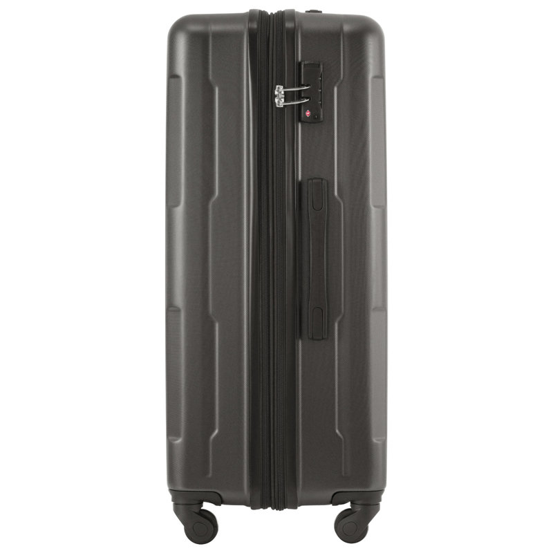 Ensemble de 2 valises avec sacs Valise à roulettes extensible ABS avec serrure TSA 20 pouces + 28 pouces