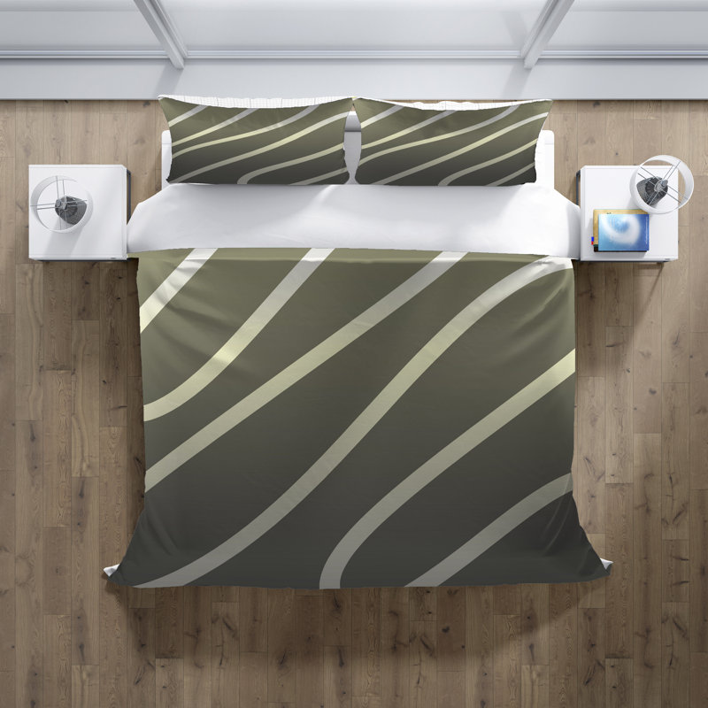 Abstract Duvet Cover, King Duvet Cover + 2 King Shams