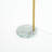 84" Modern Arched Floor Lamp, 69" Wide Brushed Brass Arc Floor Lamp with Weighted White Marble Base, White Linen Drum Shade, Foot Step Switch, Over Sofa Curved Standing Reading Lamp for Living Room Bedroom, E26 Socket
