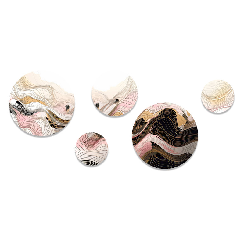 Abstract Wall Decor on Metal