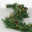Artificial 9' LED Mixed Pine Christmas Garland with Pinecones, Green