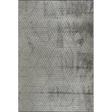 Rapture Beige Gray Geometric Luxury Area Rug
