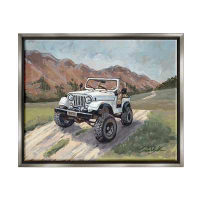 " Rural Off Road Truck Mountainside " by Sara Baker