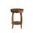Stylish Accent Table In Walnut With Practical Storage Features Legs And Hidden Drawer